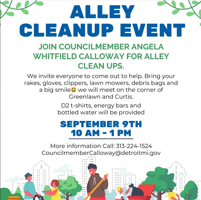 Alley Cleanup Event, Sept. 9th | Bagley Community Council